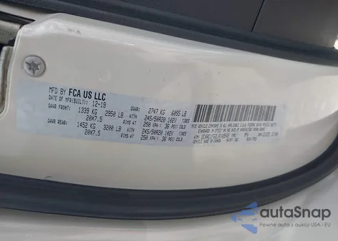 2020 Chrysler Pacifica Touring from USA, damaged, VIN 2C4RC1FG2LR149545